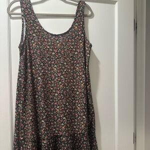 Mango basics Floral Sleeveless Dress